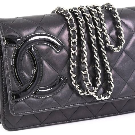 chanel cambon wallet on chain price|Chanel Handbags & Purses On Sale .